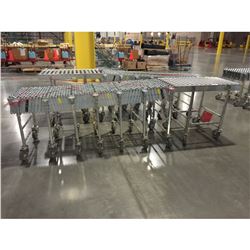 INSTAFLEX 376 FLEXIBLE WAREHOUSE CONVEYOR - SOLD WITH SECTION OF ROLL CONVEYOR