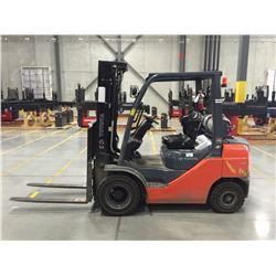 TOYOTA MODEL 8FGU25 3 STAGE PROPANE FORKLIFT INDOOR/OUTDOOR TIRES