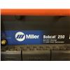 Image 2 : MILLER BOBCAT 250 AC/DC WELDER, 11000 WATT GENERATOR WITH CART, WELDING CURTAIN & SUPPLIES