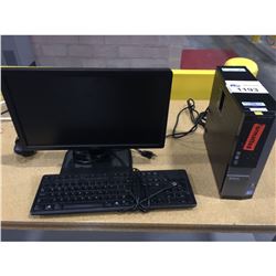 DELL OPTIPLEX 3010 CORE I5 COMPUTER WITH DELL 17  MONITOR, KEYBOARD & MOUSE