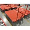 Image 2 : ORANGE 4FT X 5FT 4 WHEEL INTERLOCKING WAREHOUSE CART