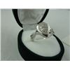 Image 2 : LADIES STERLING SILVER DIAMOND SET DRESS RING WITH 14 DIAMONDS, APPROX 0.07CARAT