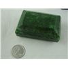 Image 2 : HUGE! MUSEUM SIZED 1309CT EMERALD CUT GREEN EMERALD GEMSTONE. INCLUDES CERTIFICATE