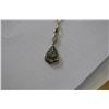 Image 2 : 10KT GOLD AND DIAMOND PENDANT WITH 14KT GOLD CHAIN