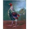 Image 1 : A Copeland Spode framed porcelain plaque, circa 1900, brightly enamelled with a standing fighting...