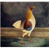 Image 1 : Cockfighting Champions. A series of four mid 19th century hand tinted prints of prize winning fig...