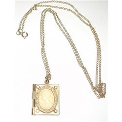 Vintage Camille Locket Necklace