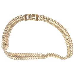 "Coro"Stamped Gold Colored Chocker Necklace