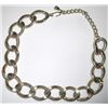 Image 1 : Gold Colored Braided Chain Necklace