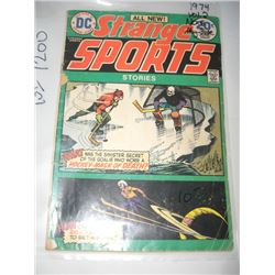 1974 DC COMICS MAY/JUNE VOL.2 NO.5 *STRANGE SPORTS* BOOK VALUE $10.00+!! COMIC CAME OUT OF SAFE!!