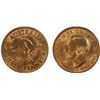 1943 Australian KGVI Half Penny - PCGS MS 63RB