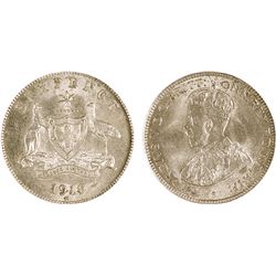 1919-M Australian KGV Sixpence - PCGS MS 64