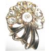 Image 1 : Very Unique Rhinestone Flower Pin