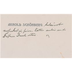 Arnold Schonberg
