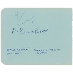 Django Reinhardt Signature