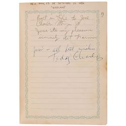Jazz Musicians Signed Autograph Book