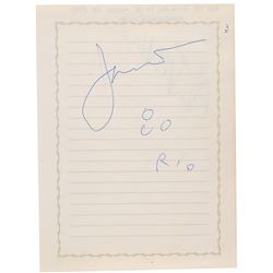 Jazz Musicians Signed Autograph Book