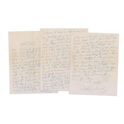 Louis Armstrong Handwritten Letter and Signed Photograph