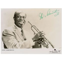 Louis Armstrong Signed Photograph