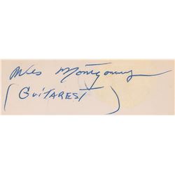 Wes Montgomery Signature