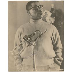 Coleman Hawkins and Dizzy Gillespie Signed Program Photograph