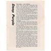 Image 2 : Deep Purple Signed Program