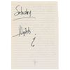 Image 2 : Counting Crows: Adam Duritz Handwritten Lyrics