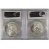 Image 2 : 2005 & 2006 AMERICAN SILVER EAGLES, PCGS MS-69