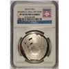 Image 1 : 2014 BASEBALL HALL OF FAME SILVER DOLLAR, NGC PROOF-69 ULTRA CAMEO