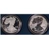 Image 1 : 2012 AMERICAN SILVER EAGLE 2 COIN SET BOX/COA ORIGINAL