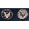 Image 2 : 2012 AMERICAN SILVER EAGLE 2 COIN SET BOX/COA ORIGINAL