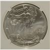 Image 2 : 2014 (S) AMERICAN SILVER EAGLE DOLLAR NGC MS 70 EARLY RELEASE TROLLEY LABEL