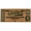 Image 1 : 1864 $10 CONFEDERATE STATES OF AMERICA NOTE (T-68) VF