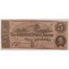 Image 1 : 1862 $5 CONFEDERATE STATES OF AMERICA NOTE (T-53) F/VF