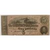 Image 1 : 1864 $5 CONFEDERATE STATES OF AMERICA NOTE (T-69)