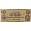 Image 1 : 1862 $10 CONFEDERATE STATES OF AMERICA NOTE (T-46) F/VF
