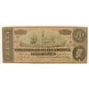 Image 1 : 1864 $20 CONFEDERATE STATES OF AMERICA NOTE (T-68) VG/F