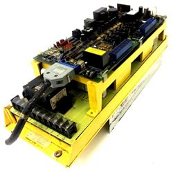 FANUC A06B-6058-H005 SERVO AMPLIFIER W/ A20B-1003-0090/04A TOP BOARD