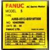 Image 2 : NEW FANUC M/N-5 _ A06B-0512-B501#7008 AC SERVO MOTOR / A06B0512B501#7008 SHELF WEAR