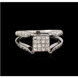 14KT White Gold 0.72ctw Diamond Ring