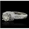 Image 2 : 18KT White Gold 2.54ctw Diamond Ring