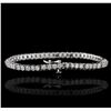 Image 2 : 14KT White Gold 4.81ctw Diamond Bracelet