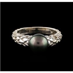 14KT White Gold Pearl Ring