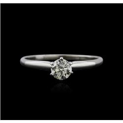 14KT White Gold 0.51ct Diamond Solitaire Ring