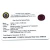 Image 2 : 25.78ct. One Oval Cut Natural Ruby