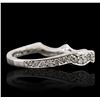 Image 3 : 14KT White Gold 0.50ctw Diamond Ring