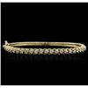 Image 1 : 14KT Yellow Gold 1.58ctw Diamond Bracelet