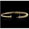 Image 3 : 14KT Yellow Gold 1.58ctw Diamond Bracelet