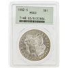 Image 1 : 1882-S PCGS MS63 Morgan Silver Dollar
