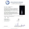 Image 3 : 14KT White Gold 11.80ct Aquamarine and Diamond Pendant With Chain